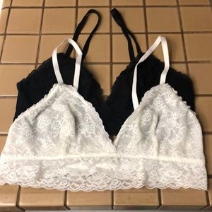 2 H&M lace Bralettes